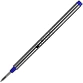 Monteverde Rollerball Refill to Fit Montblanc, Medium, Blue, 2 Pack | Rollerball refill delivers fluid ink flow, bold lines, and smooth writing for compatible pens.