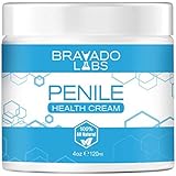 Penile Health Cream - Bravado Labs - 100% Natural Skin Care - Relieves Chafing, Itching, Redness, Dryness, Tenderness, Cracki