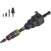 Klein Tools 85091HD Flip Socket Conduit Reamer, 3-in-1 Impact-Rated Tool for 1/2-Inch, 3/4-Inch, 1-Inch Conduit, Magnetic Bit