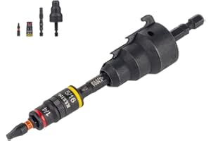 Klein Tools 85091HD Flip Socket Conduit Reamer, 3-in-1 Impact-Rated Tool for 1/2-Inch, 3/4-Inch, 1-Inch Conduit, Magnetic Bit