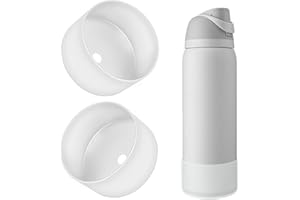 BKBY 2PCS Silicone Water Bottle Boot, Compatible with Owala 24oz 32oz 40oz, Protective Anti-Scratch & Anti-Dent No Noise Sleeve Cover Compatible with FreeSip/Twist/Flip Stainless Steel Water Bottles
