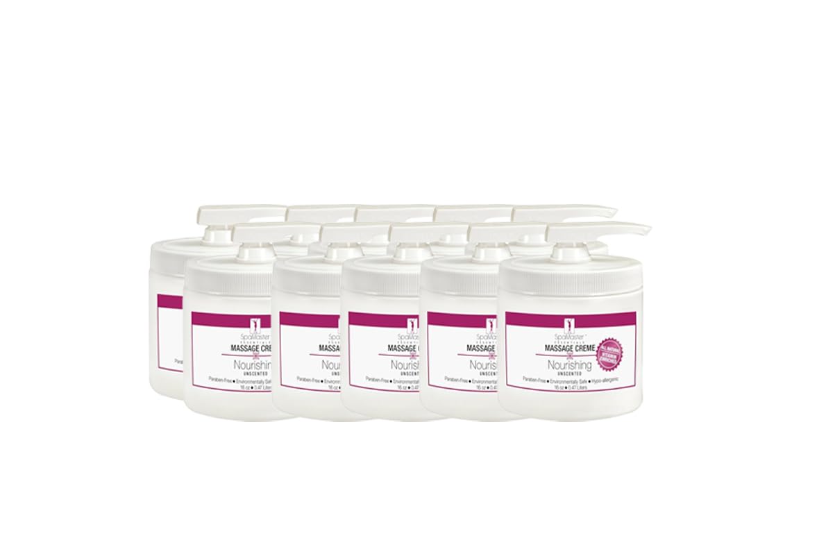 Master Massage Spamaster Unscented 16 Oz Massage Cream X10 Image