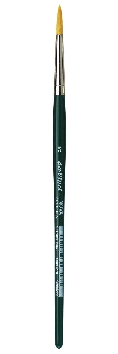 Da Vinci NOVA - Series 1570 - Synthetic Fiber Brush, School and Hobby Lines - Size 5