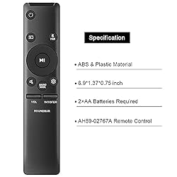 Gvirtue AH59-02767A Universal Remote Control
