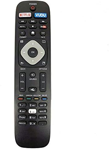 New NH500UP Distant Management TV Controller Substitute Suitable with Philips 4K UHD Good TV 55PFL5602 43PFL4902 65PFL6902 43PFL5602 65PFL6601 75PFL6601 65PFL560