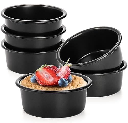 Yesland Inch Cake Pan Set of 6, Nonstick Round Mini Cake Pans
