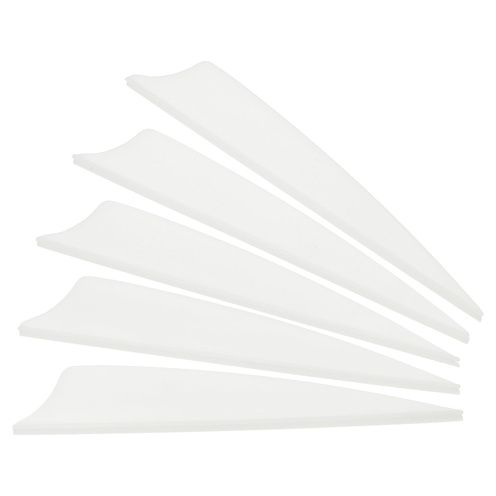 PATIKIL Arrows Vanes, 50 Pack 4 Inch Archery Fletching Arrow Fletch Wing with Shied Cut for DIY Hunting Target Shooting, White