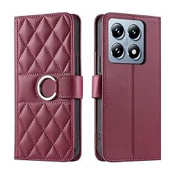 Lucyliy Compatible with Xiaomi 14T Pro Case Flip PU