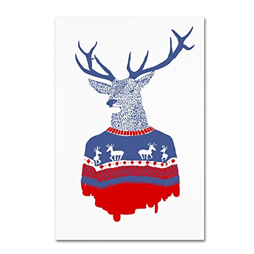 Trademark Fine Art Ugly Winter Pullover by Robert Farkas, 12x19-Inch