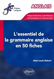 L' essentiel de la grammaire anglaise en 50 fiches