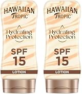 Hawaiian Tropic Silk Hydration SPF15 Protective Lightweight Sun Lotion 180ml