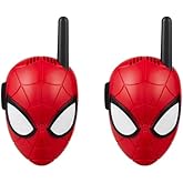 eKids Spiderman Walkie Talkies for Kids, Static Free and Extended Range, Indoor and Outdoor Toys for Kids (Spiderman)