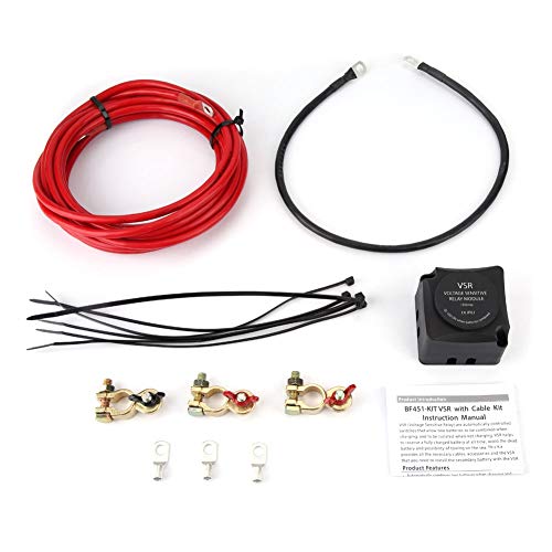 Battery Isolator, Dual Battery Smart Isolator Wiring Kit VSR Voltage