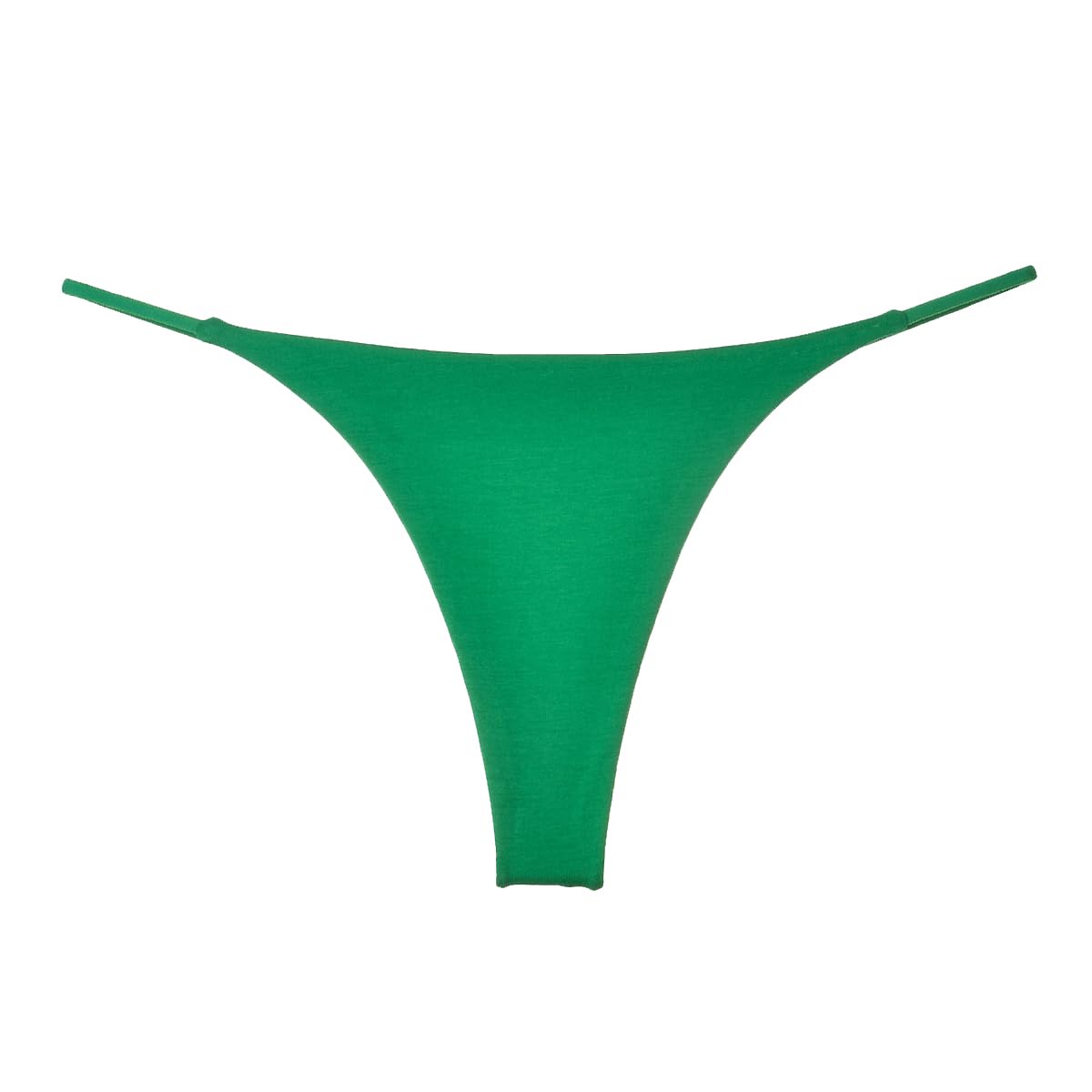 Photo 1 of SAKVILSEC Women Underpants Seamless Thong Temptation Underwear High Waist G-String (XS,Forest Green)