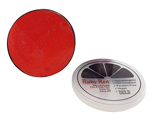 Ruby Red Paint Face Paint, 18 ML - Uv Orange