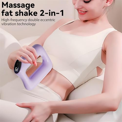Multifunctional Full-Body Fascia Ring, Electric Fascia Massager Ergonomic Deep Tissue Massage Device, Portable Electric Full-Body Fascia Ring for Abdomen Back Legs