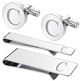 BodyJ4You 4PC Cufflinks, Tie Bar, Money Clip
