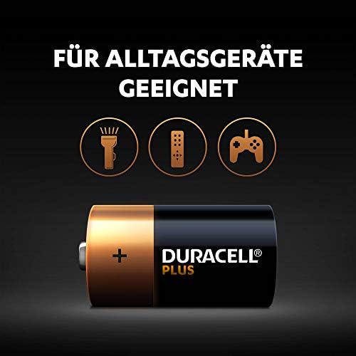 Plus C Baby Alkaline Batterien LR14, 4er Pack