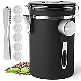 Airtight Coffee Canister, HAIOOU 22OZ Large