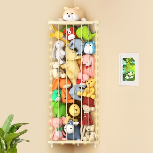Befayoo Corner Stuffed Animal Storage Organizer