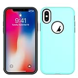 iPhone Xs/iPhone X Thin Case, HLCT Slim Hybrid
