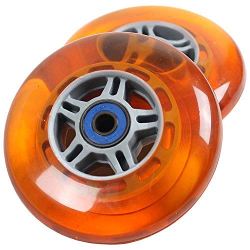 TGM Skateboards 2 Scooter Wheels with ABEC 7 Bearings for Razor Scooter 100mm