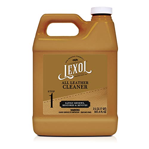 All Leather Cleaner (Step 1) by Lexol, Use on Furniture, Car Interior