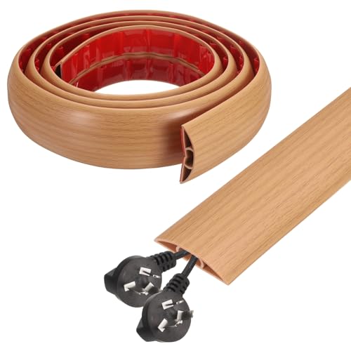 HARFINGTON Cord Cover Floor Cable Hider Yellow
