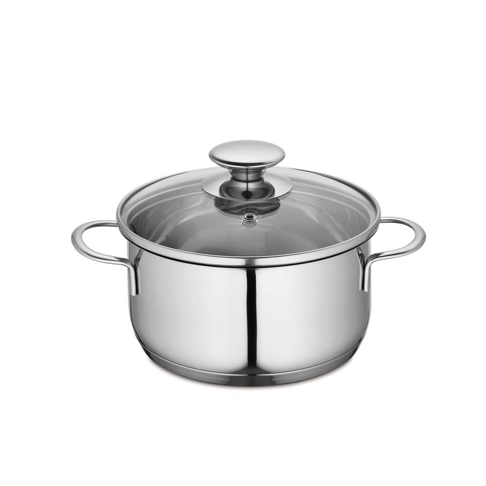Küchenprofi 2370702816 Pot Stainless Steel with Glass Lid