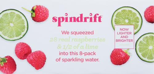 SPINDRIFT, SPARKLING WATER, RASPBERRY, 12 OZ (PACK OF 8)
