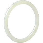 XiskCan Jade Bangle Bracelet for Women, Good Luck Gifts with Jewelry Box, OUT