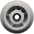 6” x 2” Replacement Wheel Only for Haul Master Dolly Hand Truck 9913304 - Thermoplastic Rubber Flat Tread Wheel with 5/8” Ball Bearings - 500 lbs. Capacity - Service Caster Brand
