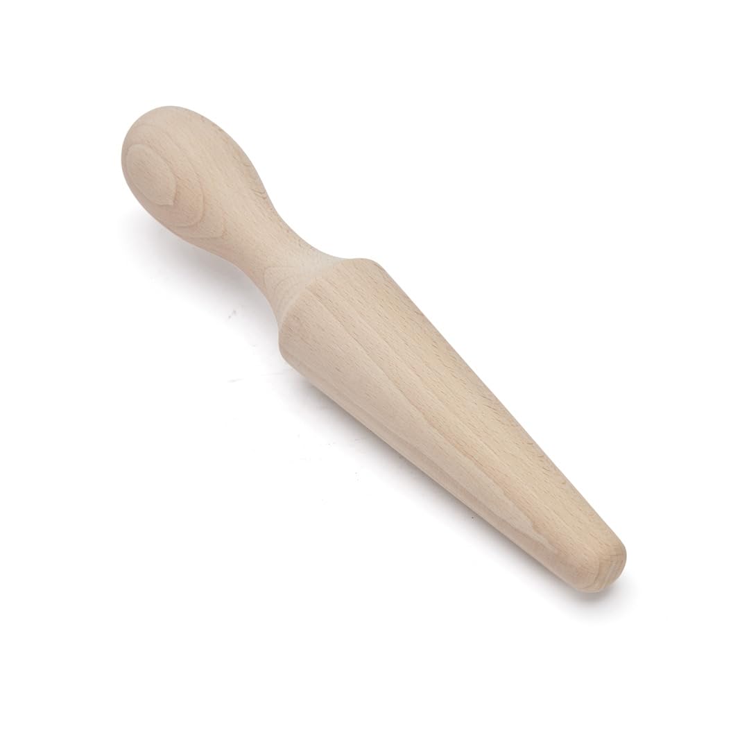 De Buyer Beechwood Pestle/Plunger for Sharp Sieves, Beige
