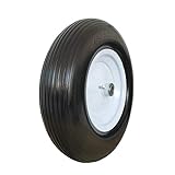 SLT 4.80/4.00-8" Flat Free Hand Truck Tire on Wheel