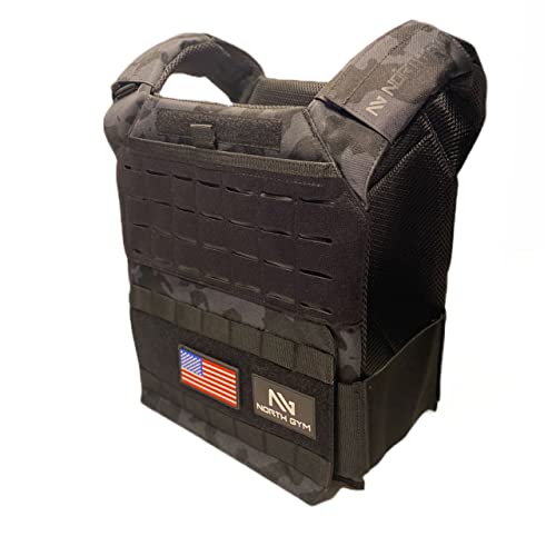 Northgym Adjustable Fitted 14lbs Weighted Vest for Men and Women