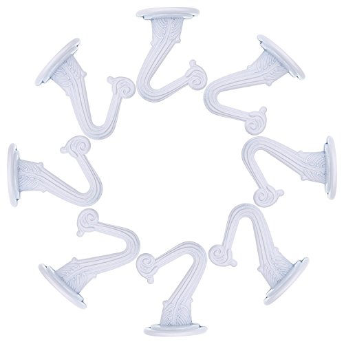 BBTO Swag Ceiling Hooks and Hardware Set, Swag Hooks with Steel Screws/Bolts and Toggle Wings
