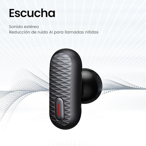 Auscultadores Amazfit Up OWS Bluetooth 5.3, Auscultadores sem fios abertos com controlo táctil fácil, Resistente à água IPX4, Redução de ruído de fundo AI