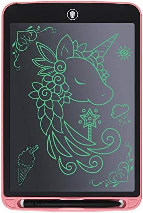 LCD Writing Tablet, 10 inch Monochromatic Screen Doodle Board, Writing Drawing Pads for Kids Adults Home School Office, Salmon Pink