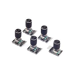 Cylewet 5Pcs KY-040 Rotary Encoder Module with