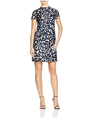 Theory Women's Jasneah Abstract Print Dress in Graphite Multi Size 6