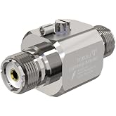 Foboiu Coaxial Lightning Arrester,UHF Female-to-Female, SO-239 | Suppressor Connectors Coax Cable Lightning Surge Protector for HF Radio，RF，VHF, UHF, CB, Ham, Two-Way Radio Ham Antenna