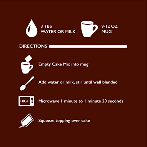 Betty Crocker Mug Treats Triple Chocolate Cake Mix with Fudge Frosting