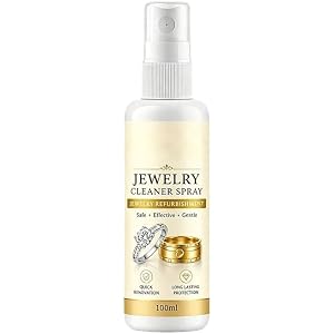 Aocesk Anti-Oxidation Jewelry Cleaner Spray, Quick and Easy Jewelry Cleaner Solution, Protection Maintain Brilliant Luster, A