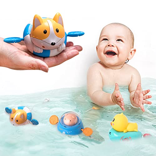 Baby Bath Toys, 3 Pack Cute Puppy Kids Bath Toys for Toddlers 13