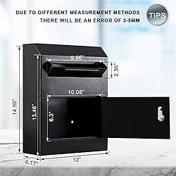 KYODOLED Depository Drop Safe Wall Mounted