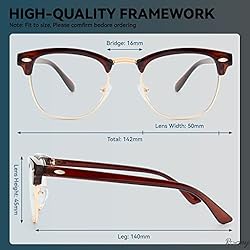 Rutony 3 Pack Blue Light Blocking Glasses Men