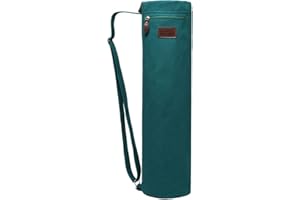 FREMOUS Yoga Mat Bag,Full-zip Exercise Yoga Mat Canvas Carry Bag for Women and Men - Double Storage Pocket,Easy Access Zipper, Adjustable Shoulder Strap and Handle,Fits Most Mat