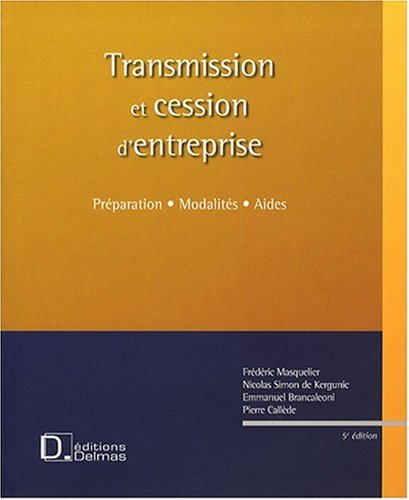 Transmission et cession d'entreprise