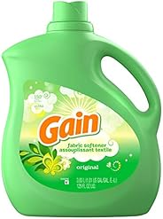 Gain Liquid Fabric Softener, Original Scent, 3.83 L (150 Loads) - Packaging May Vary