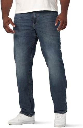 Lee Uomo Pantaloni Big & Tall Extreme Motion – Relaxed Taper Pant – Vestibilità Comoda